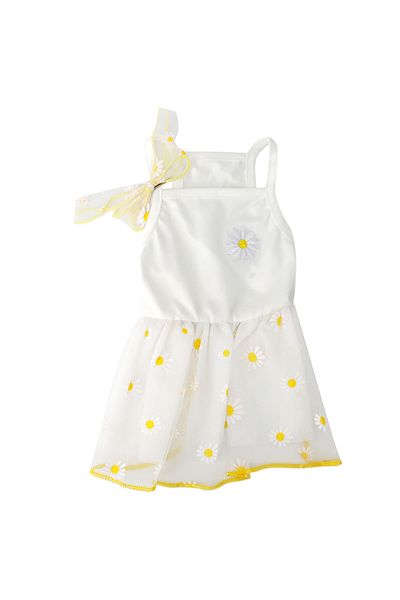 Choice Xs Yellow No Headgear Cute Pet Dog Dress For Small Dogs Thin Puppy Princess Skirt Summer Dog Clothes