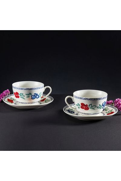 Ambition Set servire ceai sau cafea, 12 piese, 6 persoane, Kalina