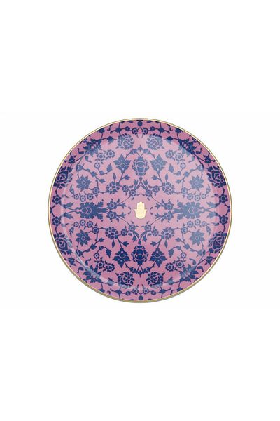 Porland Glamorous Pink Flat Plate 24 Cm