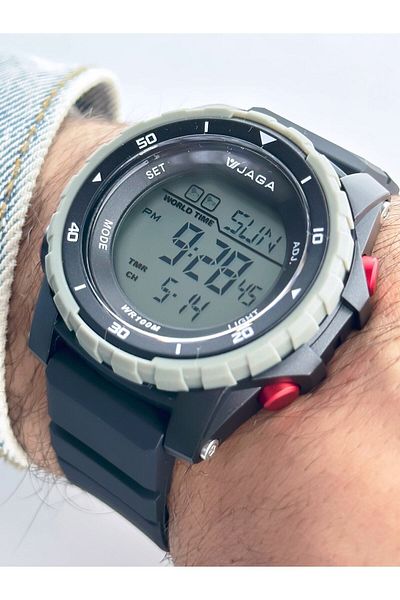 Jaga Digital Men's Wristwatch
