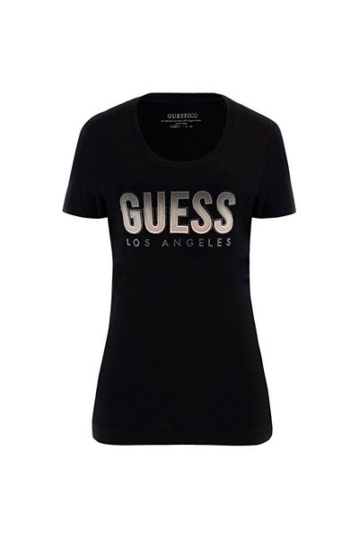 Guess Tricou Slim Fit pentru femei Cn Ss Glitter