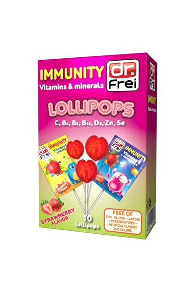 dr.frei Immunity Vitamins & Minerals Pack Of Lollipops 10S