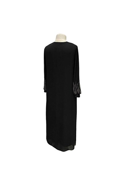 HESNA Kadın Alya Büyük Beden Şık Taş İşlemeli Anne Abiye Elbise