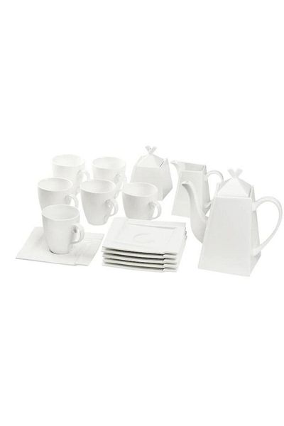 Ambition Tea or coffee serving set, 29 pieces, 12 people, Kubiko