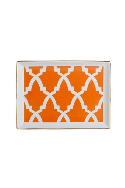 Porland Morocco D3 Orange Breakfast Plate - 18x13
