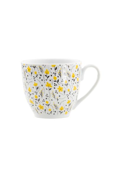 Domotti Tea or coffee serving set, 12 pieces, 6 people, Amarillo