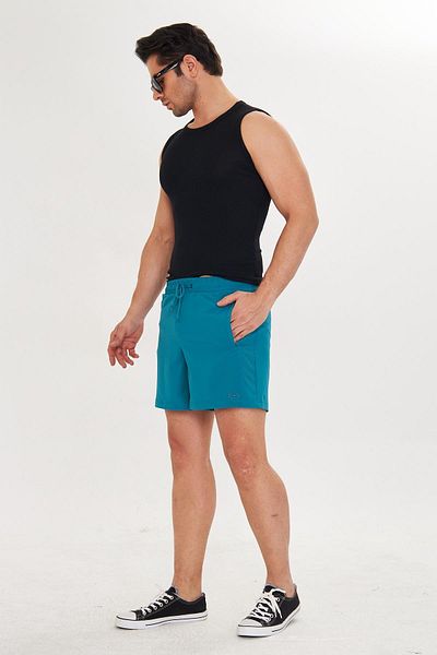 Marco Ferry Ανδρικό StretchFit επένδυση ελαστικό αθλητικό σορτς Petrol 2658-P