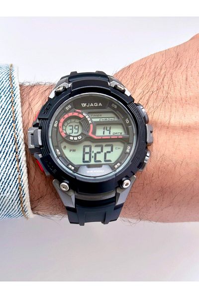 Jaga Digital Men's Wristwatch