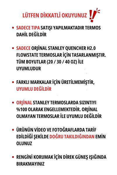 Mamastuff Quencher Uyumlu Sızdırmaz Silikon Tıpa - Siyah