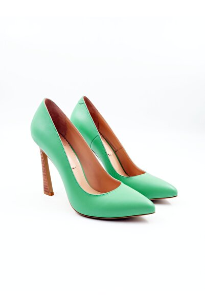 Tenau أحذية نسائية بكعب من الجلد الطبيعي