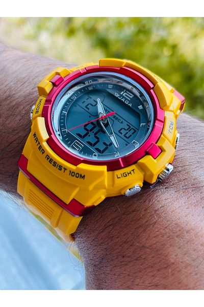 Jaga Digital Men's Wristwatch