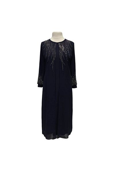 HESNA Rochie de seară pentru mamă Alya, mărime mare, elegantă, brodata cu piatră
