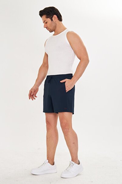 Marco Ferry Чоловічі еластичні спортивні шорти StretchFit з підкладкою, темно-сині 2658-L