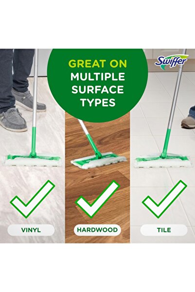 Swiffer Sweeper 2-in-1 Multi-Surface Dry & Wet Floor Starter Kit (1 mop + 19 refills)