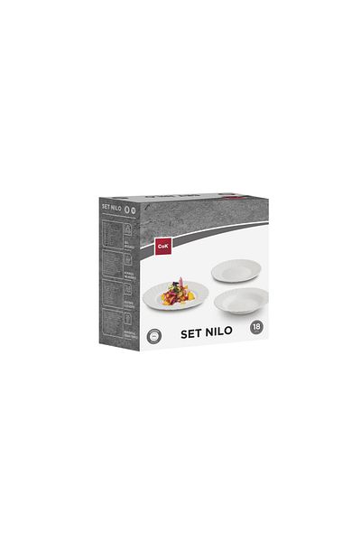 COK Dinner service, 18 pieces, 6 people, Nilo