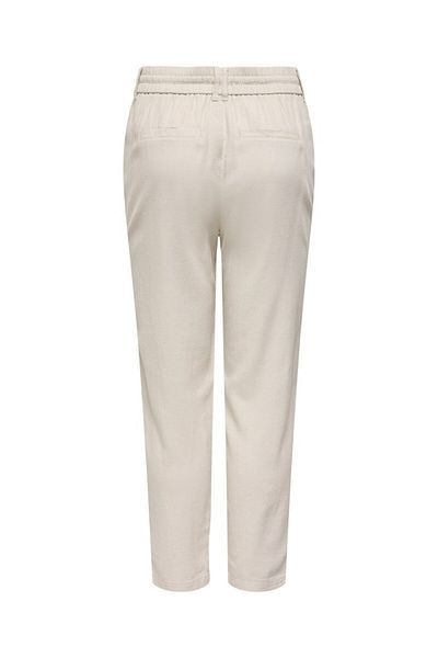ONLY Women's Beige Onlcaro-Poptrash Easy Linen Bl Cc Pnt Trousers 15278710 -Pumicesto