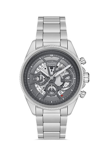 MICHAEL TOMMY Steel Men's Wristwatch - Mt-20280G-Bbgr83