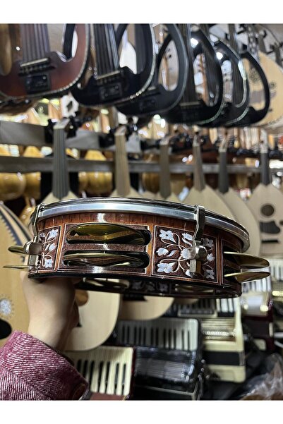 Rhytym Percussion ZİLLİ TEF - SİYAH MİTELLO FİLMLİ KOD 8307