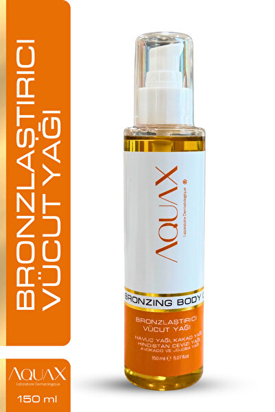 AquaX Yoğun Bronzlaştırıcı Yağ 150 ml - Hızlı Bronzlaşma Ve Cilt Nemlendirici...
