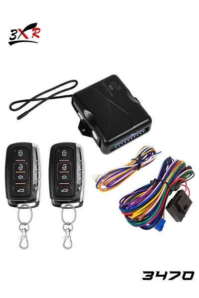 3XR Car Keyless Entry System with 2 Remote Controls and Central Locking Module – Universal Fit