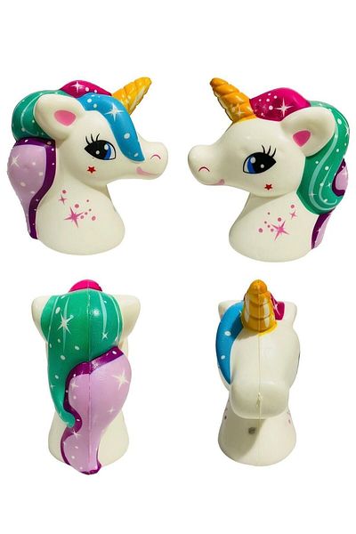 FEN TOYS يونيكورن اسفنجي بعرض 10 سم - عصير معطر بطيئة الارتفاع