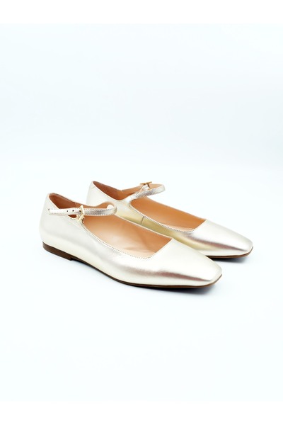 Tenau Balerini de damă din piele naturală