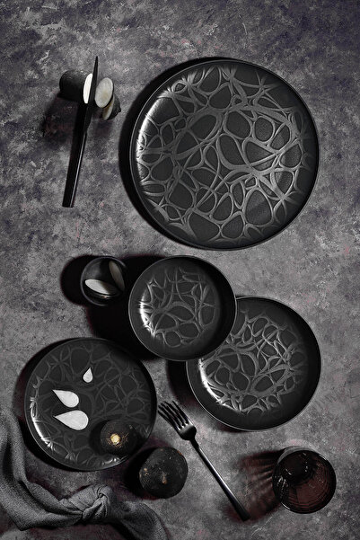 Kütahya Porselen Capri Moderna 24 Parça 6 Kişilik Yemek Takımı 3449