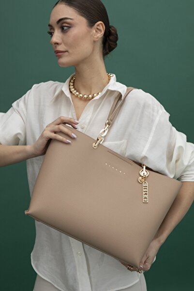 Sisley Kadin Krem Sisley Kol Çantası Sly_199 Çanta SLY_199-Ten