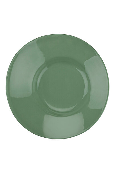 Kütahya Porselen Aura 20 Cm Çukur Tabak Yesil