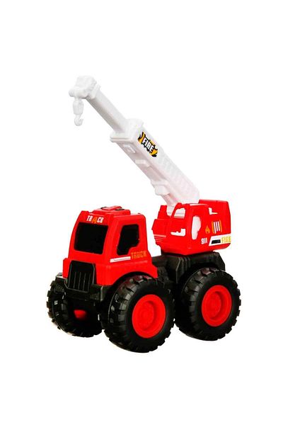 Sunman Friction City Vehicle 47132 Red Crane