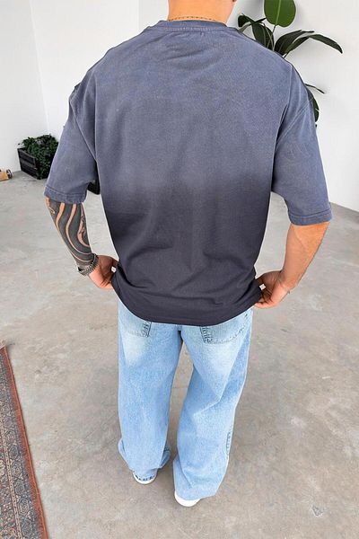 HAFKAGİYİM Μπλουζάκι Smoked Restore Batik Washed Oversize