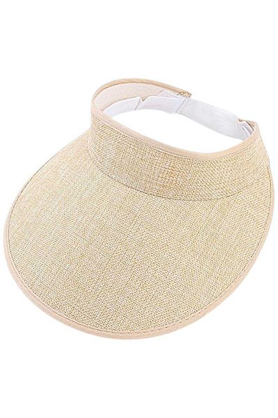 Uniquetrenders Women's Wide Brim Uv Protection Adjustable Summer Visor Hat