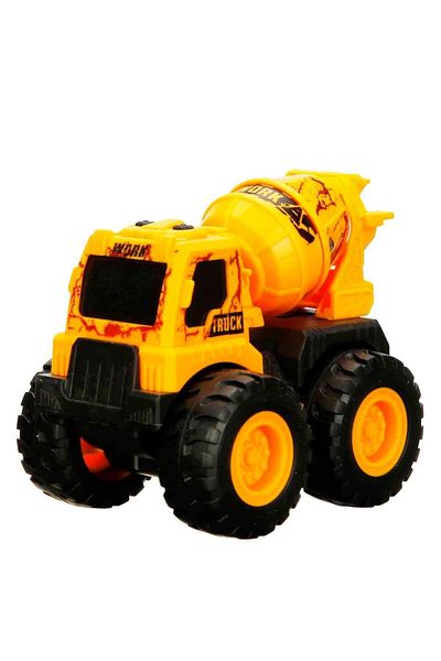Sunman Friction City Vehicle 47132 Yellow Mixer