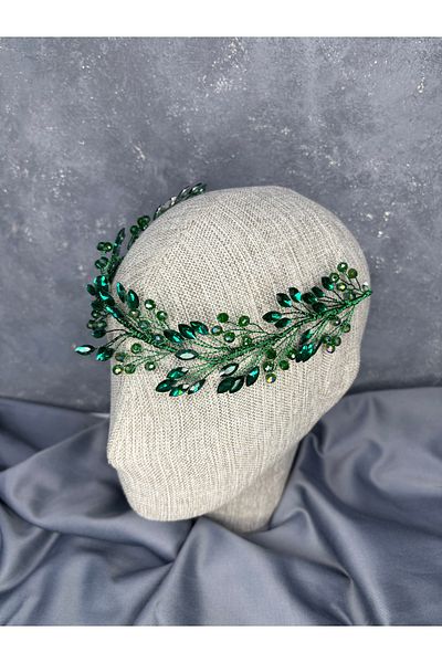 Hayalperest boncuk Elegant Beaded Bridal Henna Hair Accessory – Serra Design