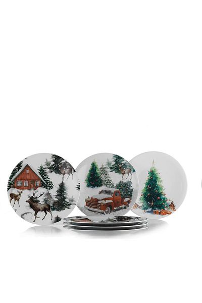 Kütahya Porselen Happiness 6 Piece Serving Plate