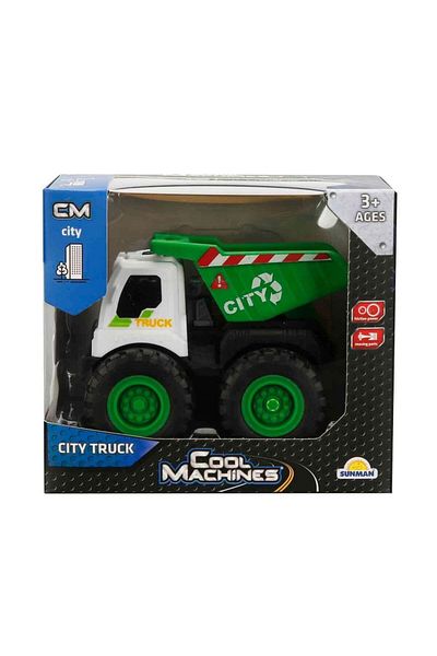 Sunman Friction City Vehicle 47132 White Truck