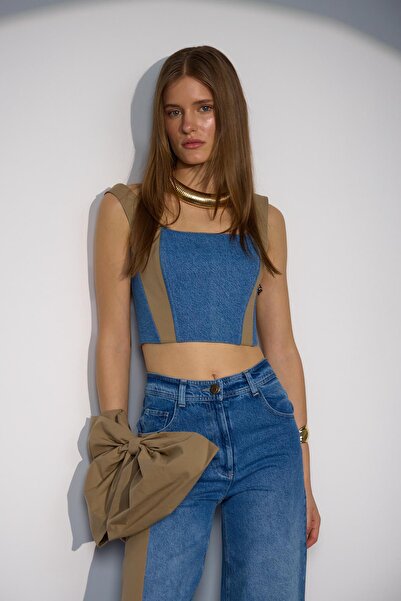 NOK İSTANBUL Mix & Match Denim Combo Büstiyer LİGHT BLUE