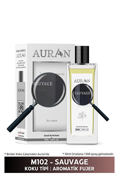 AURAN M102 - Sauvage Erkek Parfüm Aromatik Fujer 50ml