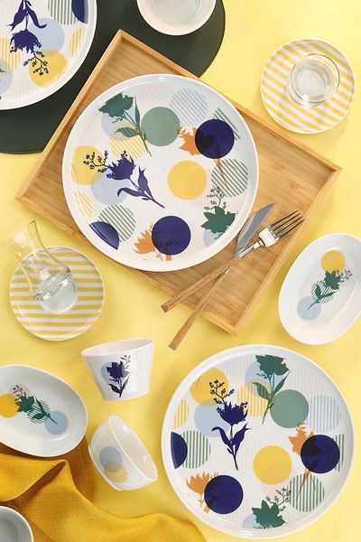 Kütahya Porselen Moderna 30 Piece Breakfast Set for 6 People 11993
