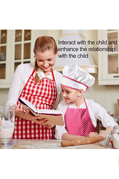 Choice مجموعة أدوات طهي وخبز للأطفال من 11 قطعة، تتضمن مريلة للبنات، قبعة طاهٍ، قفازًا وأداة