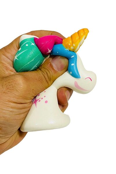FEN TOYS يونيكورن اسفنجي بعرض 10 سم - عصير معطر بطيئة الارتفاع