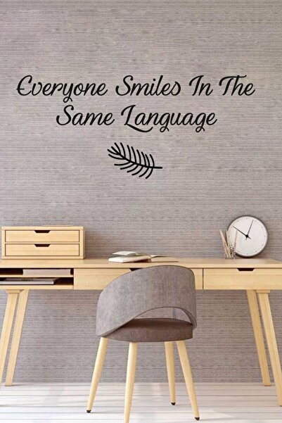 MIGNATIS Toată lumea zâmbește în aceeași limbă Autocolant de perete 60x14cm -...