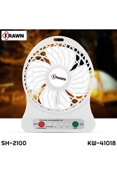 KRAWN SHINEBEST Mini Fan - KW-41018 - Portable USB Fan
