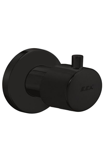 Eca Built-in Intermediate Shut-off Valve 1/2 Matte Black Color 102151030C1