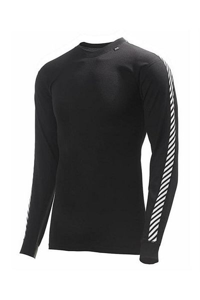 Helly Hansen Ανδρικά μαύρα εσώρουχα Lifa Stripe Crew Thermal Top