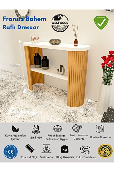 BebeK on For Weltwood Fransız Bohem Mdf Ve Ahşap Detaylı Dresuar