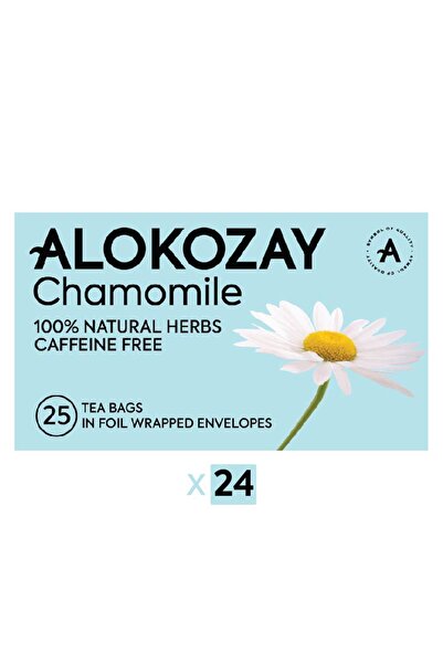 Alokozay شاي البابونج العشبي - 25 كيس شاي في مظاريف مغلفة بورق القصدير، عبوة ...