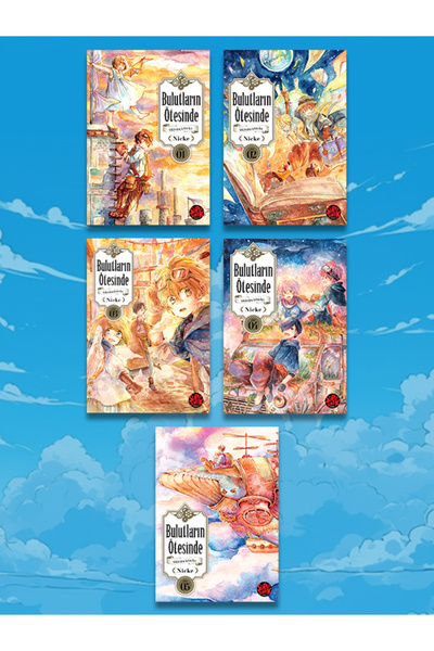 Süpersonik Komiks Bulutların Ötesinde - Göklerden Gelen Kız 5 Kitap Set