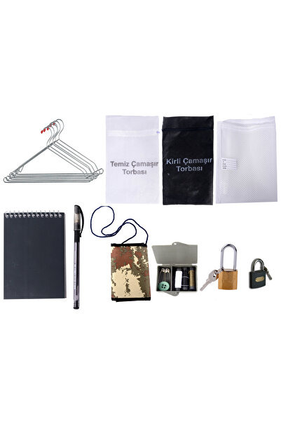 Mehmetçiğin Sesi 6'lı Askerlik Seti Bedelli Acemi Temel Asker Malzemesi Paketi