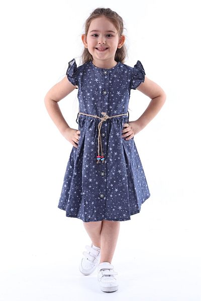 MAXI DRY Girl's Star Printed Cotton Beltосатанный 4-8 Years